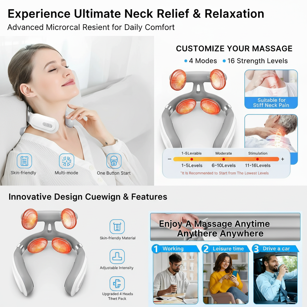 Luxury Neck & Shoulder Massager™